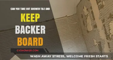 Replacing Shower Tile: Keeping Backer Board Intact During Removal