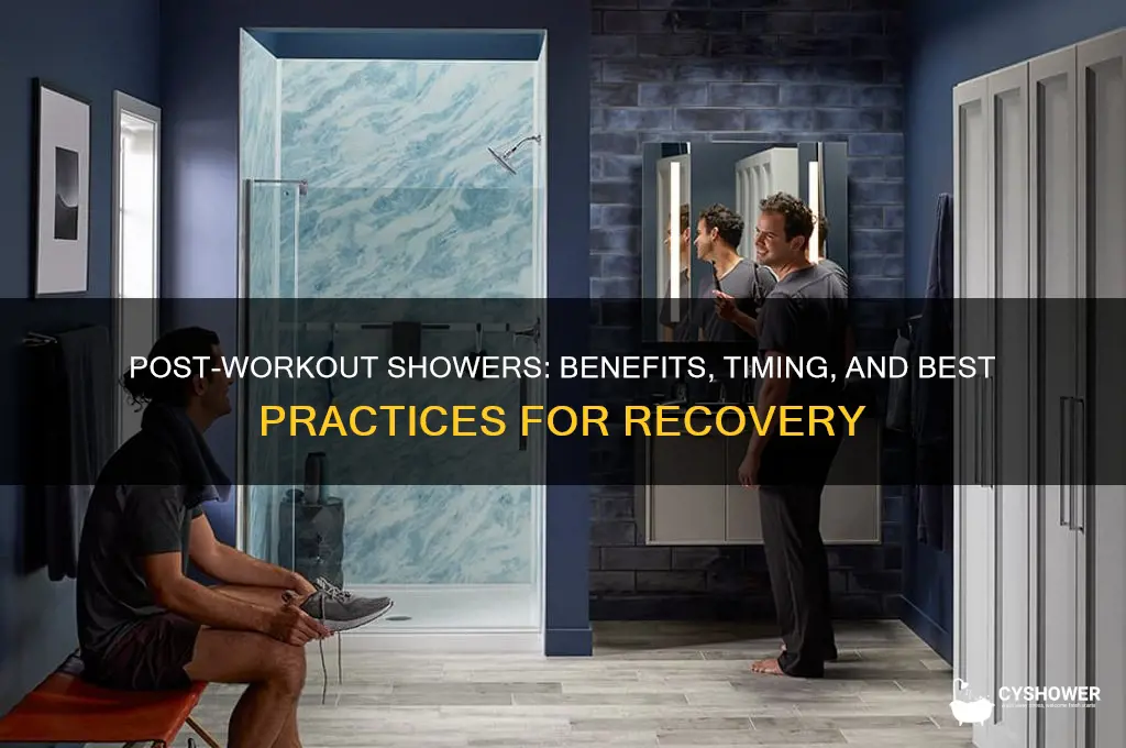 can you take shower after exercise