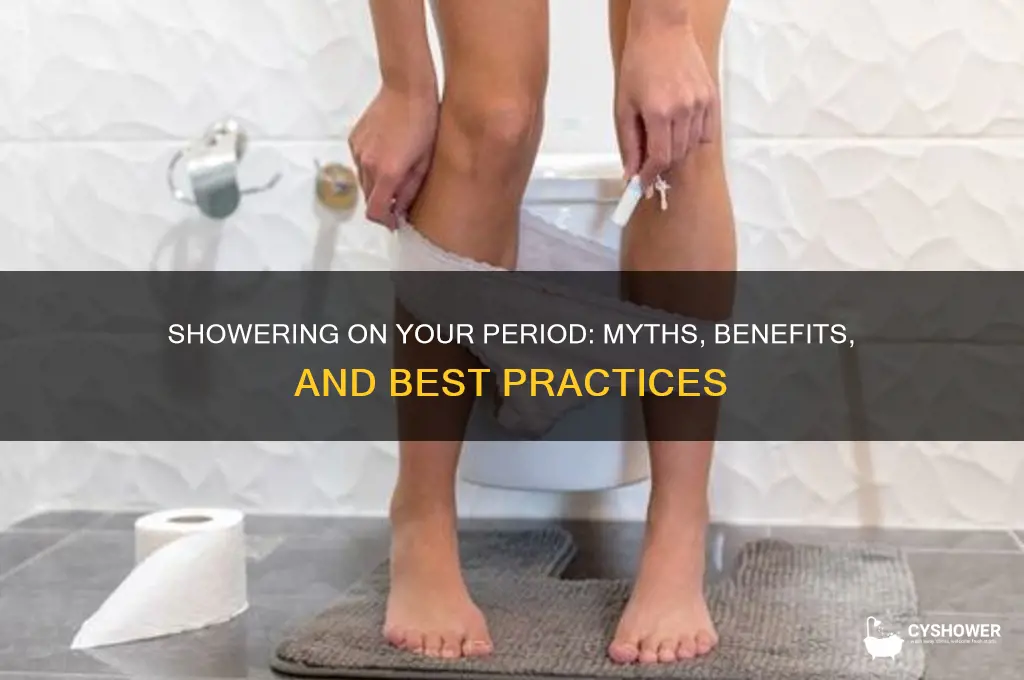 can you take shower during period
