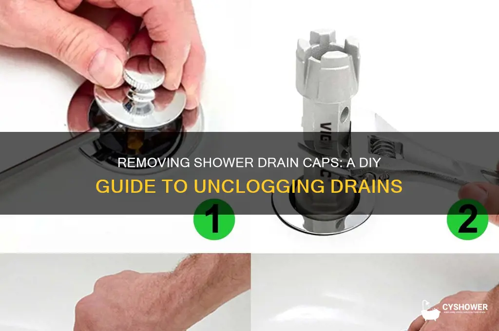 can you take the cap off a shower drain