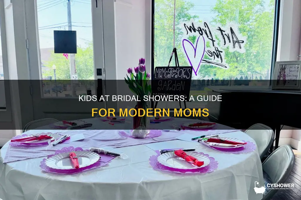 can you take your kids to a bridal shower