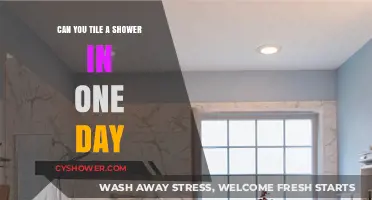 Tiling a Shower in One Day: Is It Possible and Practical?