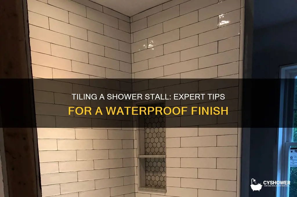can you tile a shower stall