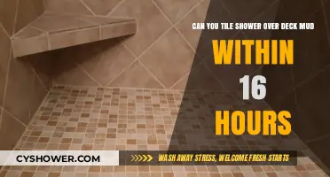 Tiling Shower Over Deck Mud: Is 16 Hours Enough for Curing?