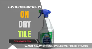 Daily Shower Cleaner on Dry Tile: Safe or Risky?