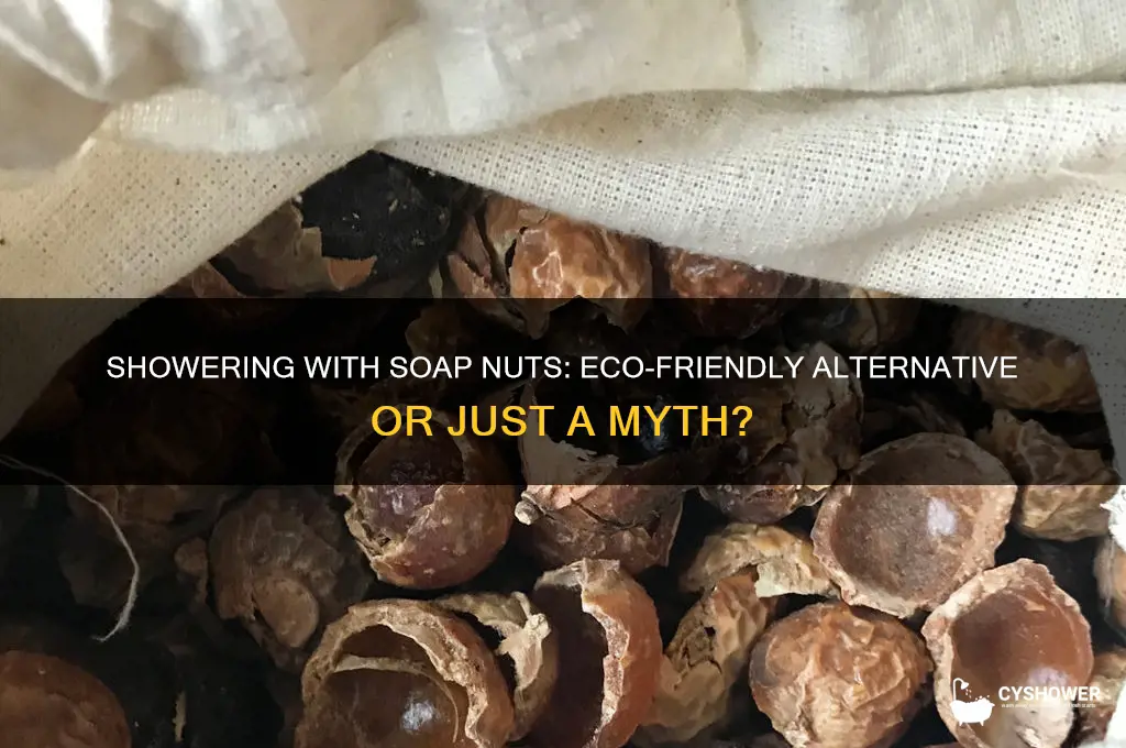 can you use soap nuts to take a shower