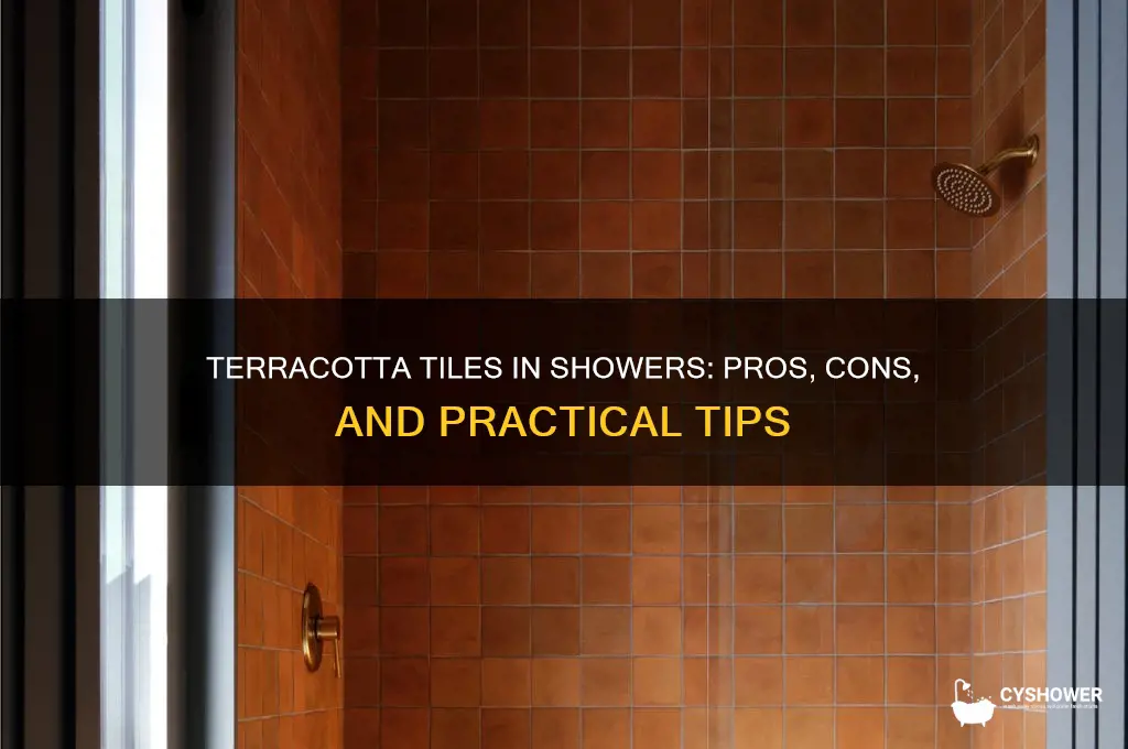 can you use terracotta tiles in a shower