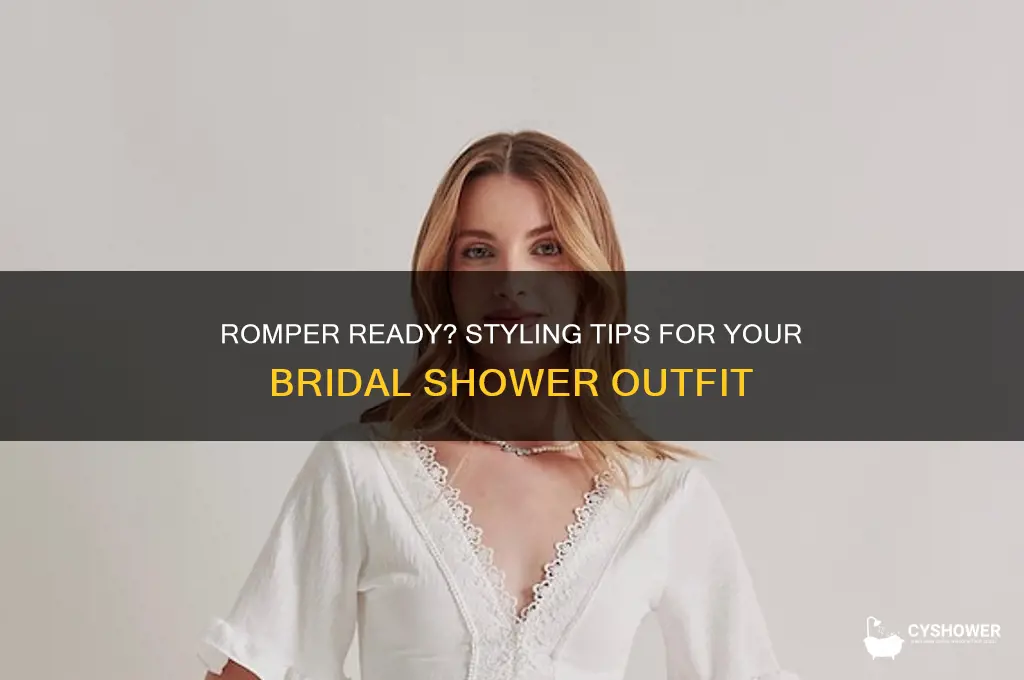 can you wear a romper to a bridal shower