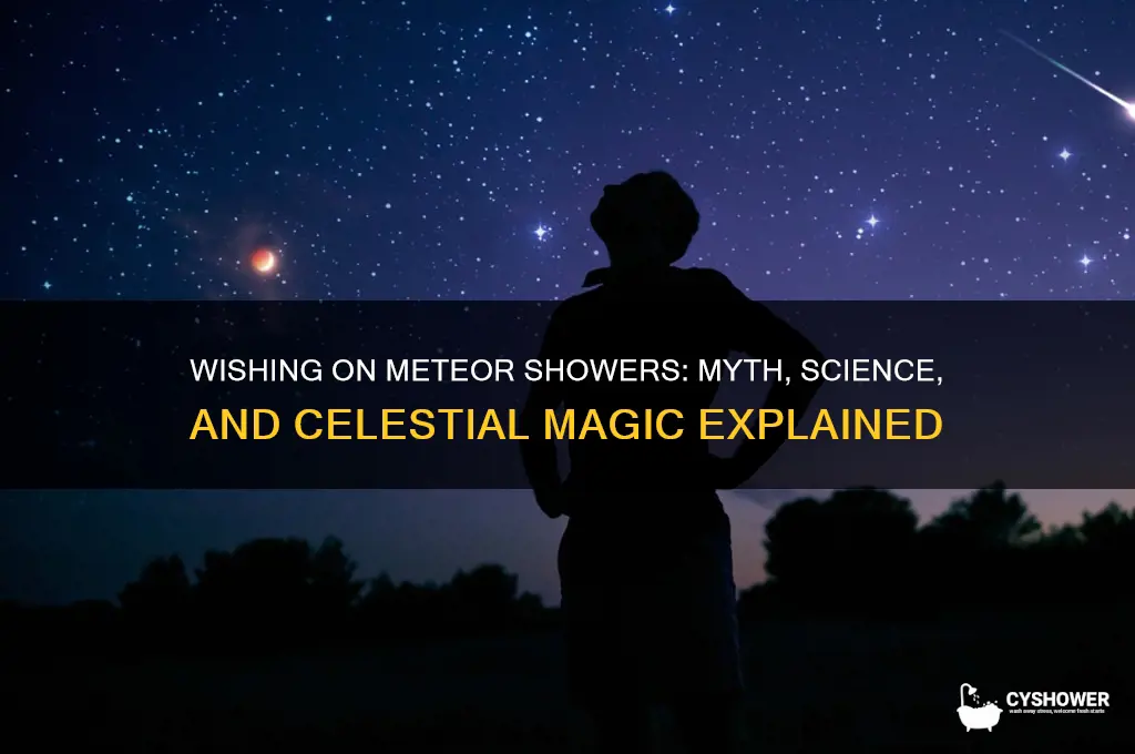 can you wish on a meteor shower
