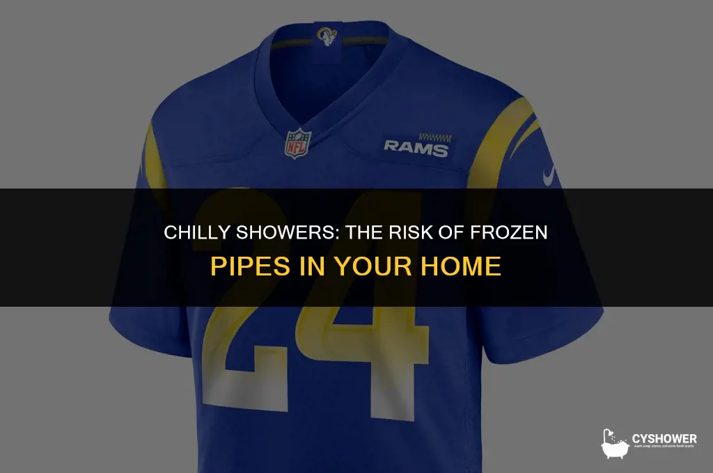 can your shower pipes freeze