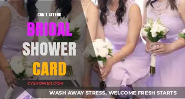 Thoughtful Ways to Say You Can't Attend a Bridal Shower