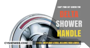 Troubleshooting Tips: Locating the Elusive Set Screw for Delta Shower Handles