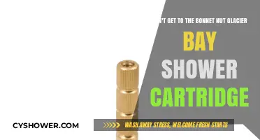 Troubleshooting Glacier Bay Shower Cartridge: Accessing the Bonnet Nut Easily