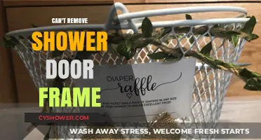 Stubborn Shower Door Frame: Tips and Tricks for a Hassle-Free Removal