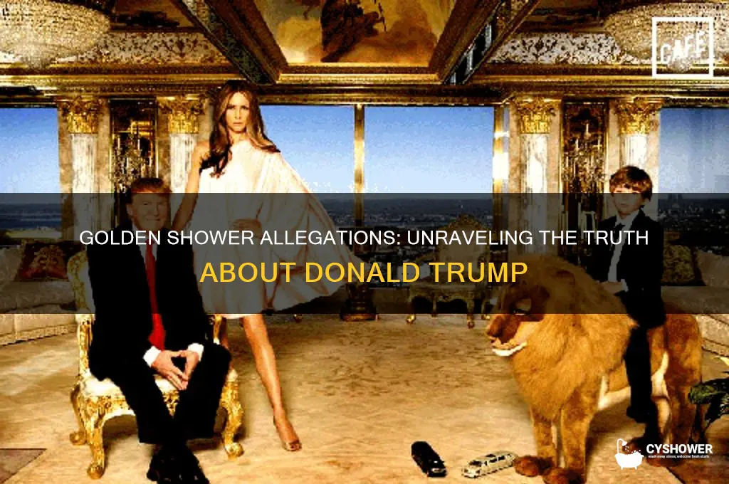 did donald trump take a golden shower