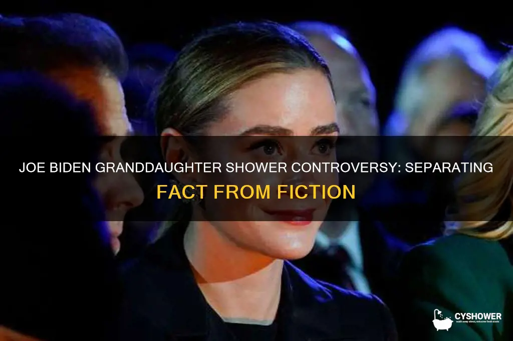 did joe biden take a shower with his granddaughter