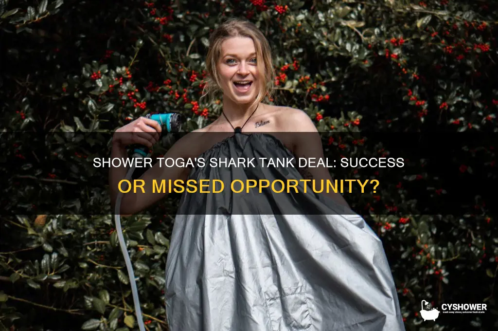 did shower toga get a deal on shark tank