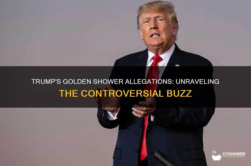 did trump get a golden shower