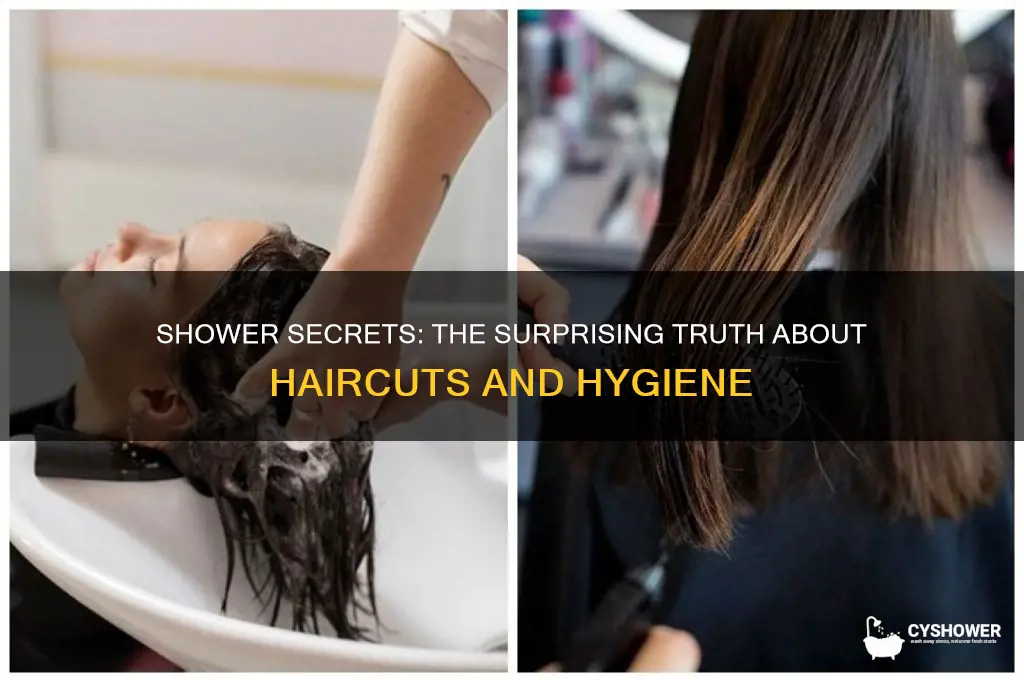 did you get a haircut nope shower