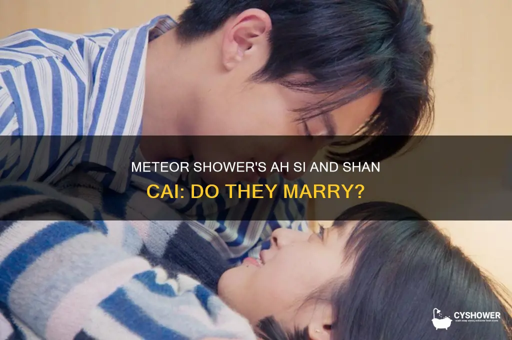 do ah si and shan cai get married meteor shower