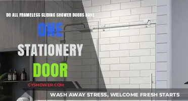 Frameless Sliding Shower Doors: Stationery Panel Requirement Explained