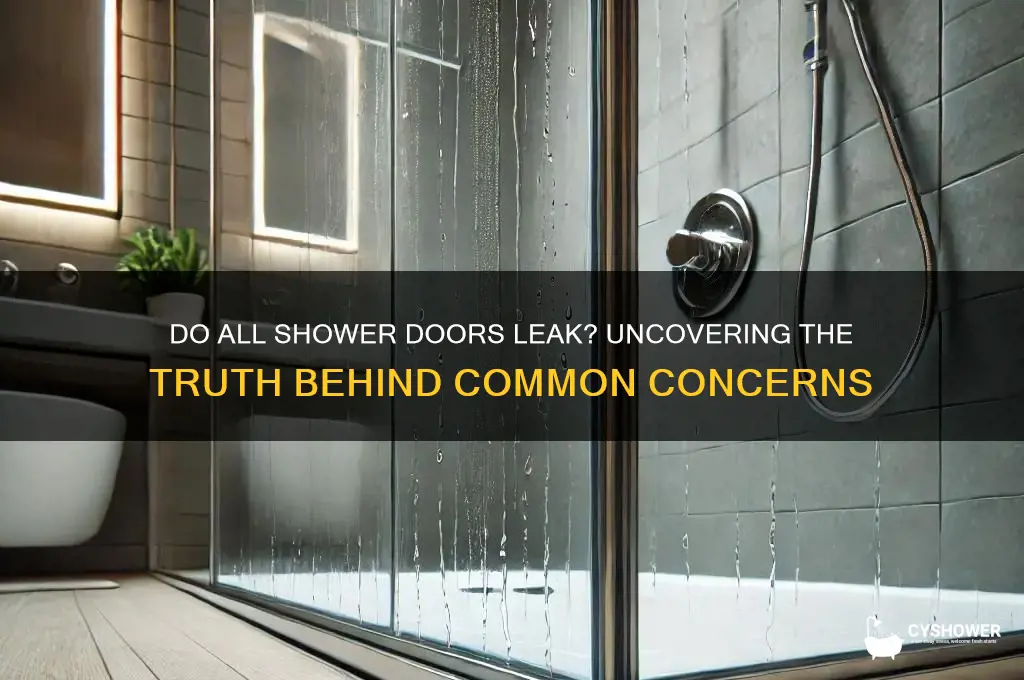 do all shower doors leak
