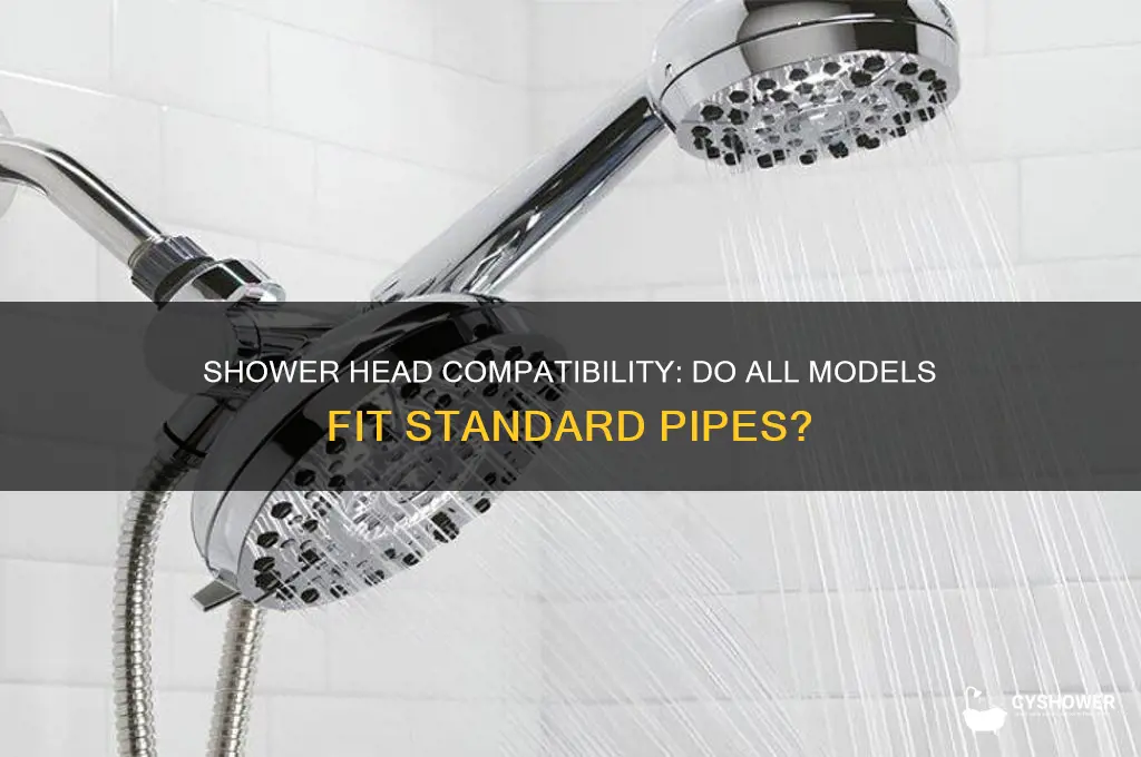 do all shower heads fit on the pipe