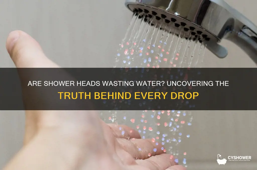 do all shower heads wastewater