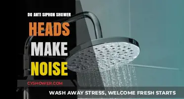 Do Anti-Siphon Shower Heads Cause Noisy Water Flow?