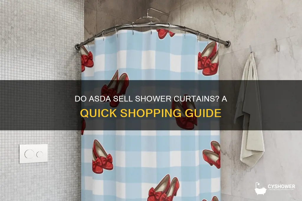 do asda sell shower curtains