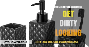 Black Shower Accessories: Do They Show Dirt Easily?