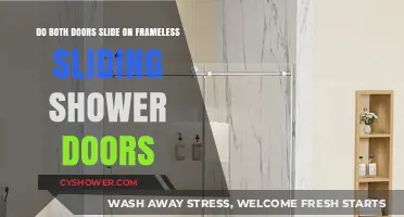 Do Both Doors Slide on Frameless Sliding Shower Doors?