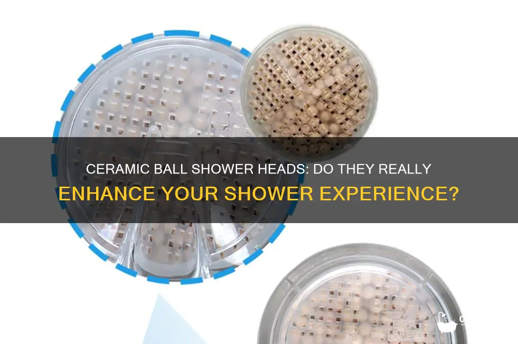 do ceramic ball shower heads work