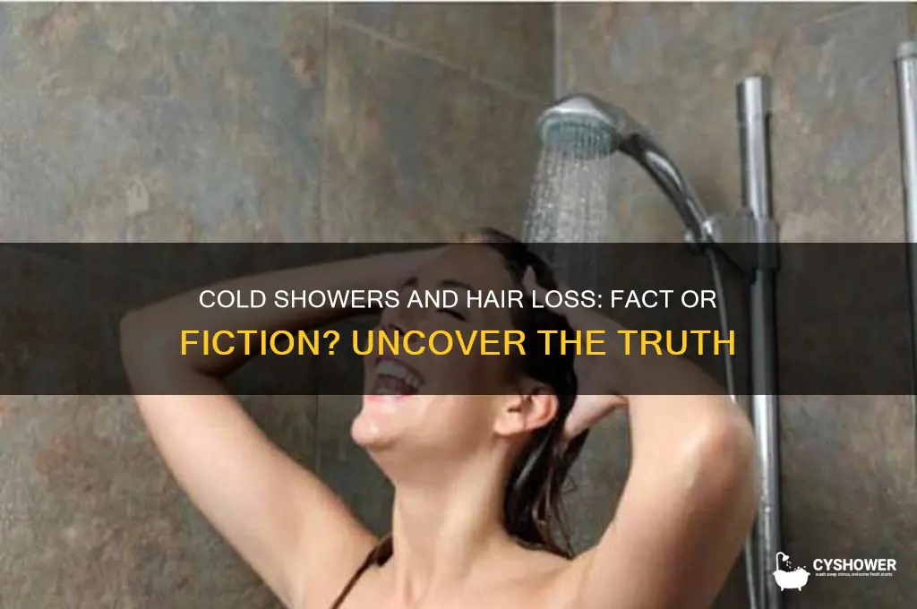 do cold water shower reduce hair loss