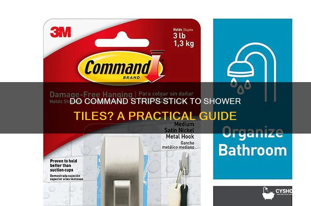 do command strips work on shower tile