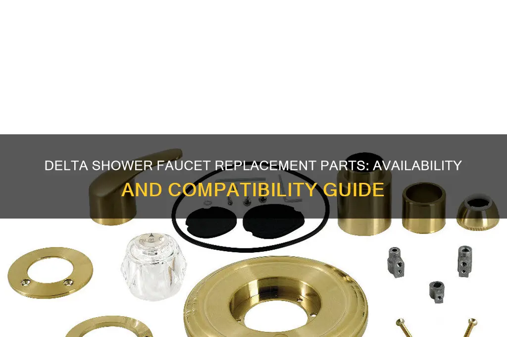 do delta shower faucet have replacement parts