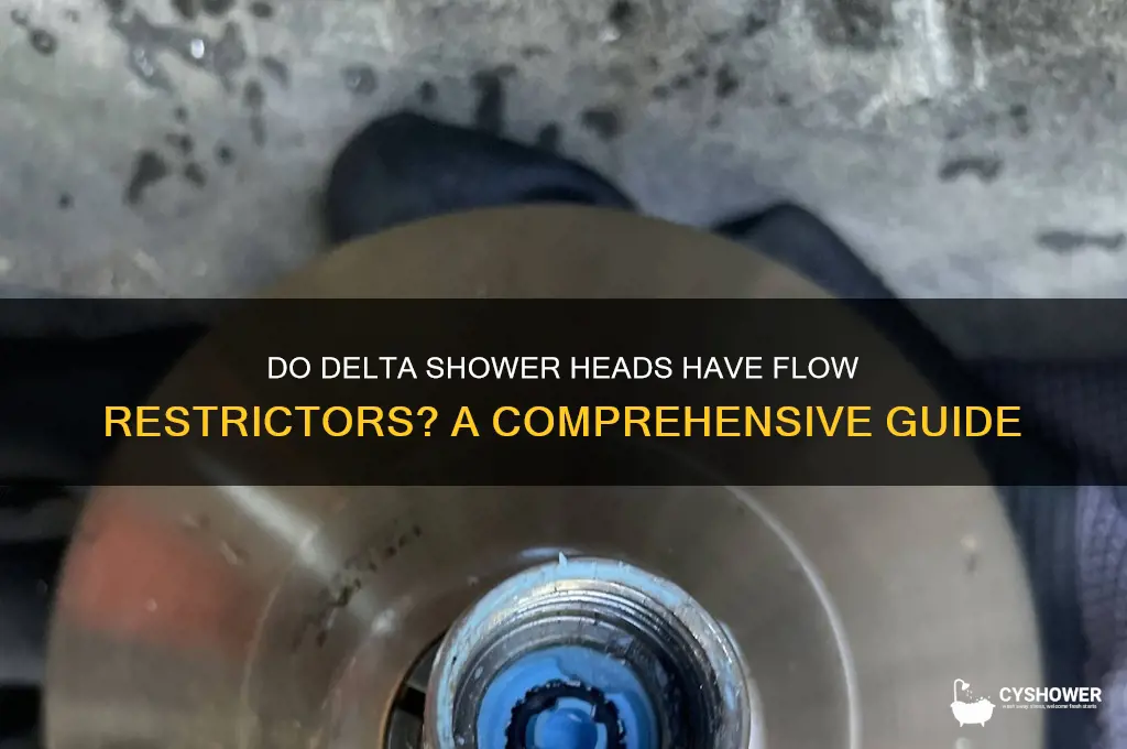 do delta shower heads have flow restrictors