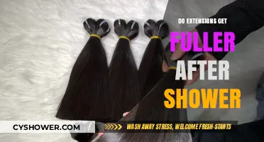 Post-Shower Extension Volume: Do Hair Extensions Get Fuller After Washing?