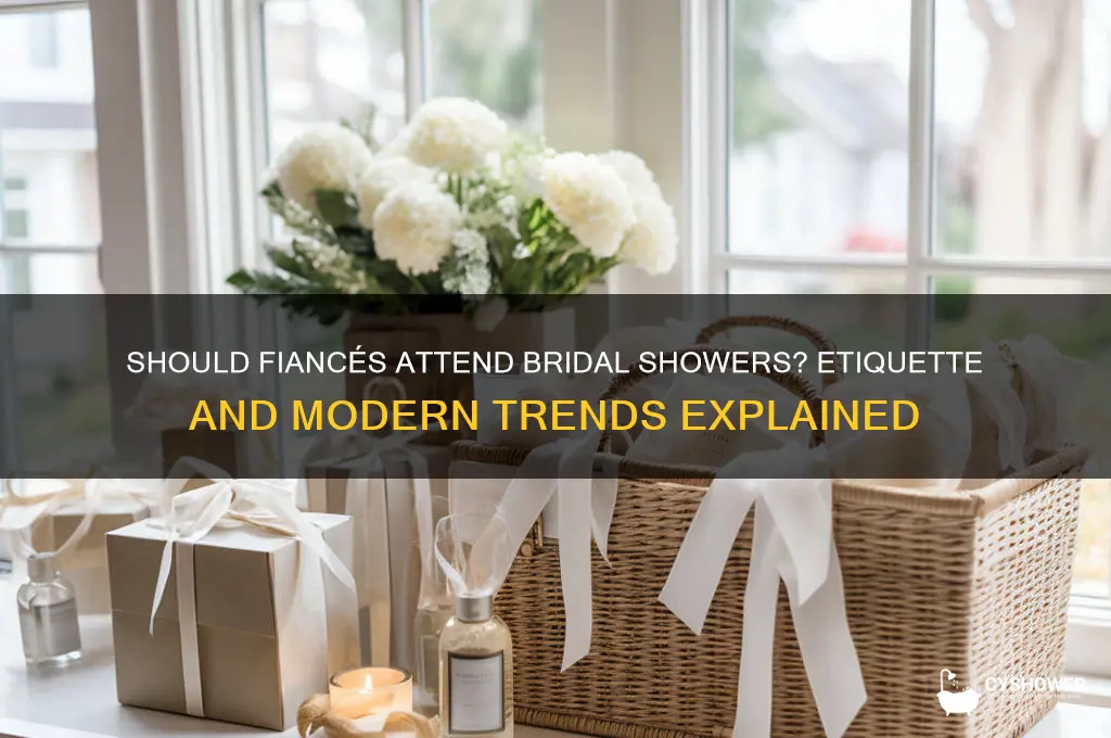 do fiances go to bridal shower