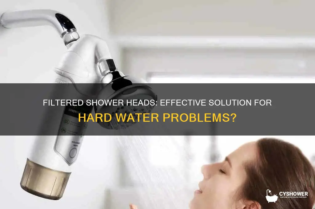 do filtered shower heads help with hard water