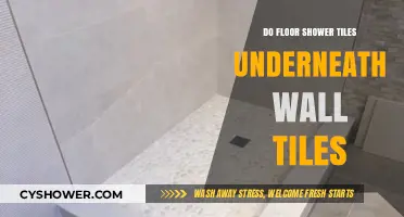 Should You Install Floor Shower Tiles Underneath Wall Tiles? Pros and Cons