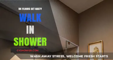 Walk-In Shower Floors: How Nasty Do They Really Get?