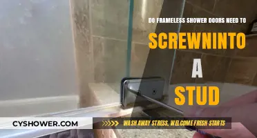 Frameless Shower Doors: Stud Installation Requirement Explained
