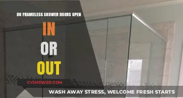 Frameless Shower Doors: Inward or Outward Opening? A Guide