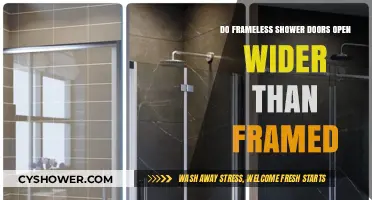 Frameless vs. Framed Shower Doors: Which Opens Wider?