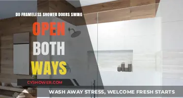 Frameless Shower Doors: Do They Swing Open Both Ways?