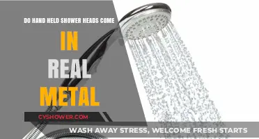 Are Handheld Shower Heads Available in Genuine Metal Materials?