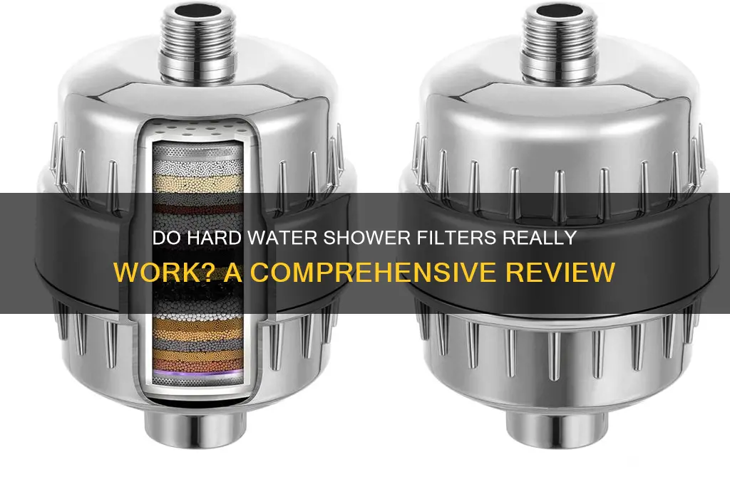 do hard water shower filters work