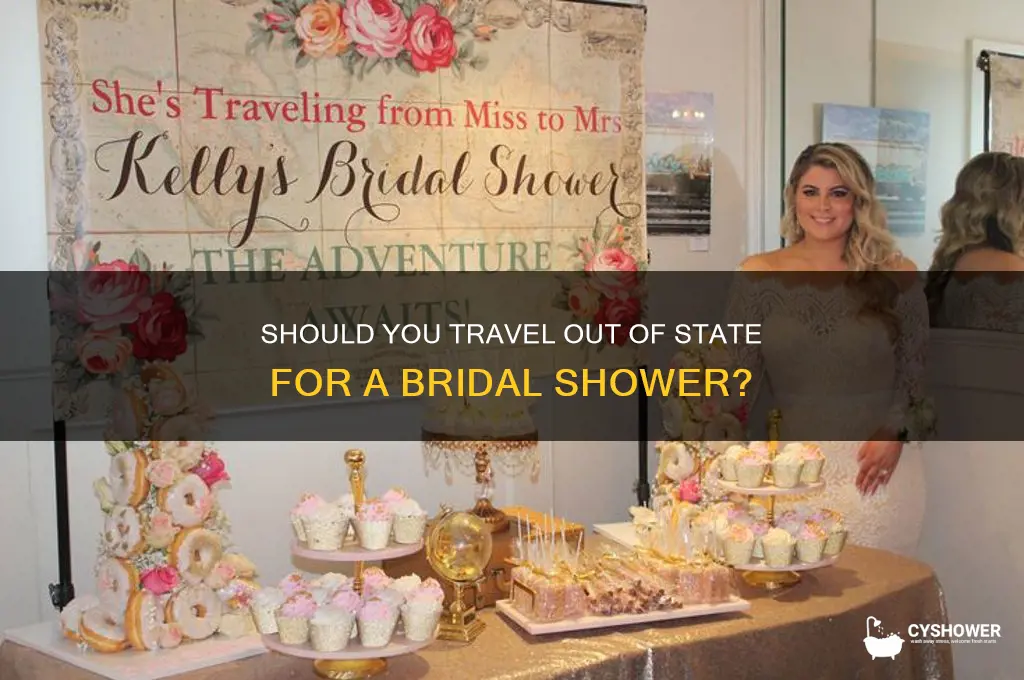do i have to attend bridal shower out of state