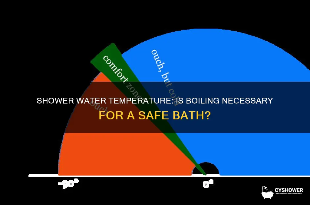 do i have to boil water to take a shower
